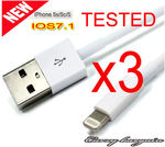 USB 8pin Lightning-Compatible Charger Cable for iPhone 5 - 3 FOR $4.79 DELIVERED