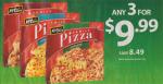3 x McCain Family Pizzas for $9.99 @ Woolworths/Safeway