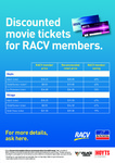 Discounted Movie Tickets in VIC for RACV Members. Up to 49% Discount in Hoyts & Village Cinemas