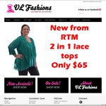 Tops, Dresses, Tanks & More. Sizes 14-24.free Post Aust Wide. Choose from Kita Ku, RTM+More
