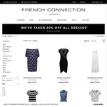 French Connection 20% OFF All Dresses Includes New season, Sales and Outlet