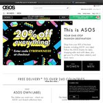 ASOS 20% off EVERYTHING - Black Friday Sale