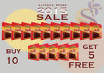 Saffron Spice Bundle - 15 Grams for $76.00 + Free Shipping - All Red Saffron Sale Via eBay