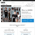 ASOS.com 20% off Full Proceed Items Australia Day Long Weekend