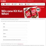 Coles - Win 1 of 100 Kit Kat Whirl Block Packs