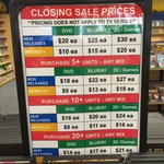 Blockbuster Neutral Bay Closing Sale, ex rental DVD from $7 [NSW]