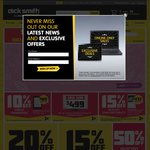 Dick Smith - $25 off $99- $299, $45 off $300- $499, $70 off $500- $999 & $95 off $1000+