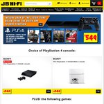 PS4 White or Black + The Witcher 3: Wild Hunt + The Order 1886 + TLOU + Driveclub $549 @ JB Hi-Fi