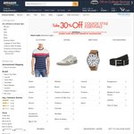 30% off Clothing, Shoes & Jewelry @ Amazon 