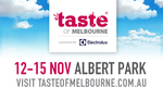 Taste of Melbourne 2-4-1 Tickets (save $30)