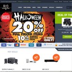 Rio Sound & Vision Halloween Sale: 20% off Full Priced & Further 10% off Discounted Stock + Free Shipping