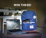 Win a 13" Apple MacBook Pro, an Apple iPad Mini 4 or a Herschel Pop Quiz Backpack from Rushfaster