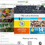 10% off Woolworths + $20 Cashback from PricePal + Free Delivery for Orders > $120 (New Customer)
