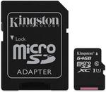 Kingston 64GB microSDXC Card + Adapter - $24.50 Posted @ Shopping Express