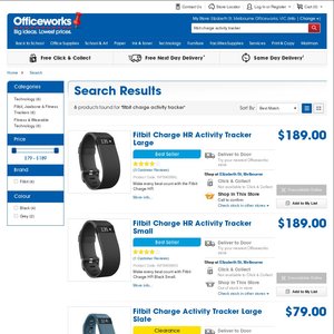 fitbit charger officeworks