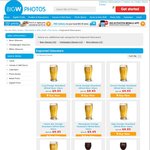 Personalised Engraved Glassware on Sale @ Big W Photos - 285ml Beer Glass - $9.95 (Save $14.95)