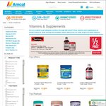 Free Crampeze Sports Magnesium+ or Magnesium Max from Amcal with Vitamins & Supplements Purchase