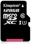 Kingston 128GB MicroSD $37.16USD (~$49.70AUD) & WiFi SD Memory Card Adapter $11.16 (~$14.92AUD) @ Zapals