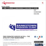Bankstown (NSW) Free Podiatry @ The Athlete's Foot