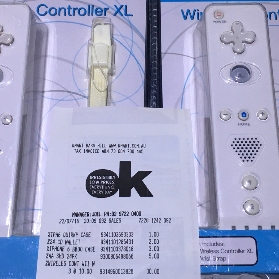 Unofficial Wii Controllers at Kmart (Bass Hill, NSW) 10 OzBargain
