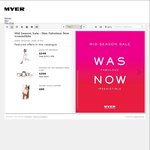 MYER Mid Season Sale - Dyson V6 Handstick $349, 50% off Van Heusen Shirts, 30-50% off Womenswear/Accessories + More