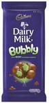 Cadbury Dairy Bubbly Mint Chocolate 155g $2 @ Coles