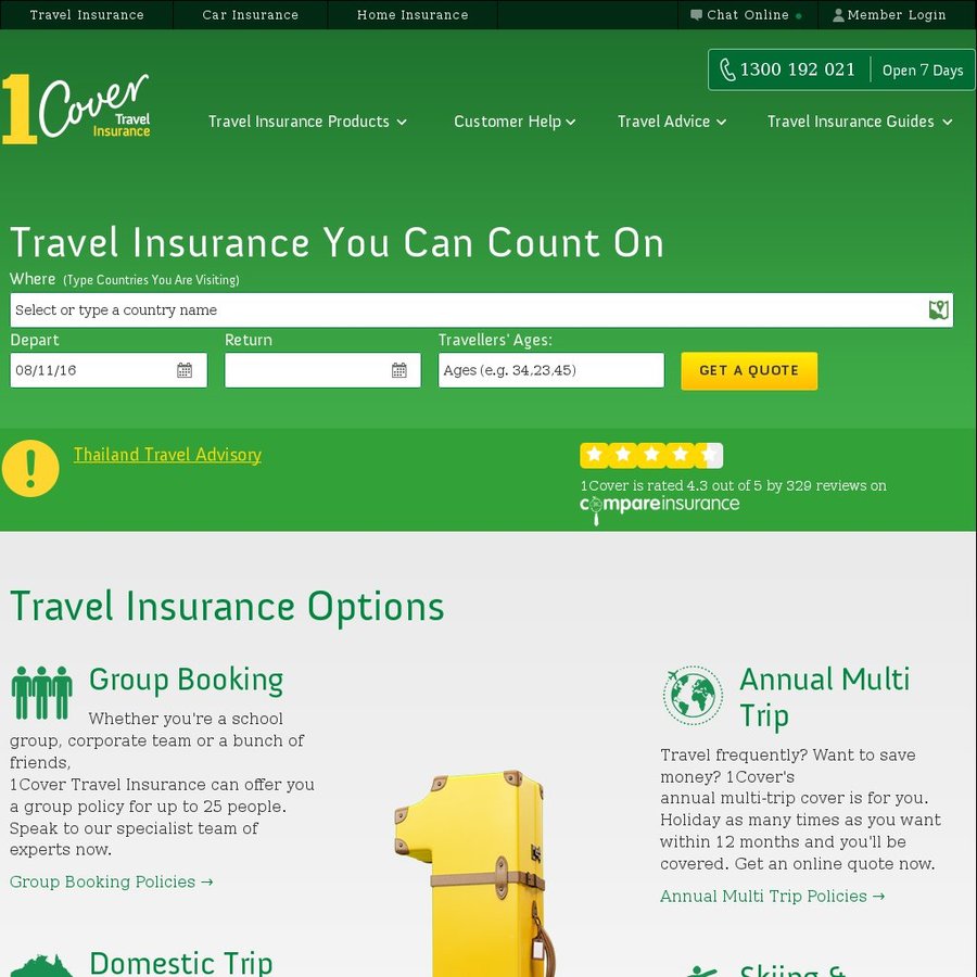 1cover travel insurance coupon code