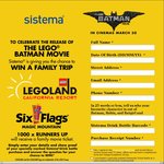 Win a Family Trip to Legoland California & Six Flags Magic Mountain Worth up to $30,000 or 1 of 1000 Movie Passes from Roadshow