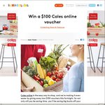 Win 1 of 2 $100 Coles Online Vouchers from Kinderling