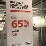 Nyfors Lamp $29 (was $99) @ IKEA (Tempe NSW Only)