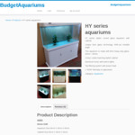 [NSW] 4ft Curved Glass Fishtank + Cabinet + Hood with Lights Complete Set for $480 @ BudgetAquariums Blacktown