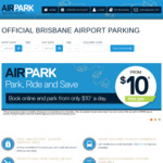 [QLD] 20% off Parking (AIRPARK Only, Excludes Undercover) @ Brisbane Airport