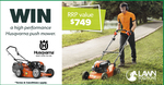 Win a Husqvarna LC19A Push Mower worth $749 from Lawn Solutions Australia