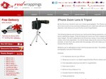 iPhone Zoom Lens & Tripod - 8x Magnification $47.00 Free Shipping in Australia at Red Wrappings