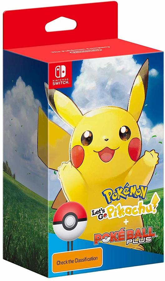 Pokemon Lets Go Pikachu Or Eevee With Pokeball Plus Bundle