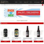 Pick 'n' Mix Deal - 20% off Craft Beer Singles + Free Shipping @ CCLiquor