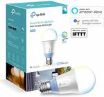 TP-Link LB120 Smart Bulb, Wi-Fi, Tuneable White, 800 Lumens, Support Alexa & Google Assist $35.95 +Post (Free $49+/Prime) Amazon