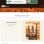 Outback Magazine 6 Issues $62 ($10 off) @ R.M. Williams
