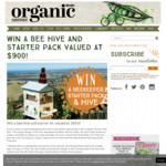 Win a Bee Hive and Starter Kit Valued at $900 from Organic Gardener