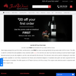 Get $20 Off Your First Order Sitewide (Minimum $79 Spend)  @ Just Wines
