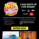 Win a Holiday in Croatia or Japan for 2 Worth Up to $14,086 from Flight Centre [Age 18-29/39]