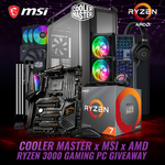 Win an AMD Ryzen 3000 Gaming PC & Cooler Master Peripherals from AMD/MSI/Cooler Master