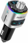 In-Car Bluetooth FM Transmitter, USB MP3 Player & Charger $25.49 + Delivery (Free with Prime/ $49 Spend) @ Nulaxy Amazon AU