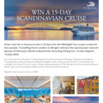 Win an 'Into the Midnight Sun' Norway Cruise for 2 Worth $20,390 from Viking River Cruises