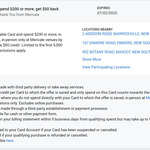 AmEx Statement Credit: Spend $200 at Merivale (SYD) Venues Get $50 Back
