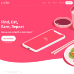 [NSW, VIC, QLD] Liven App Earn up to 50% Cashback at Selected Restaurants [Syd, Melb, Bris]