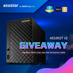 Win an Asustor AS1002Tv2 Marvell ARMADA-385 Dual Core 2-Bay NAS Worth $229 from Centre Com