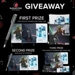 Win 1 of 3 Star Wars Pen/Notebook/Pencil Case Prize Packs Worth Up to $115 from Sheaffer Pens