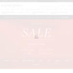 Save an Additional 20% on a Range of Fashion, Shoes & Accessories @ David Jones (Member Offer)