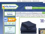 $29.99 for a Thierry and Ross Queen Size Navy Blue Sheet Set Including Postage